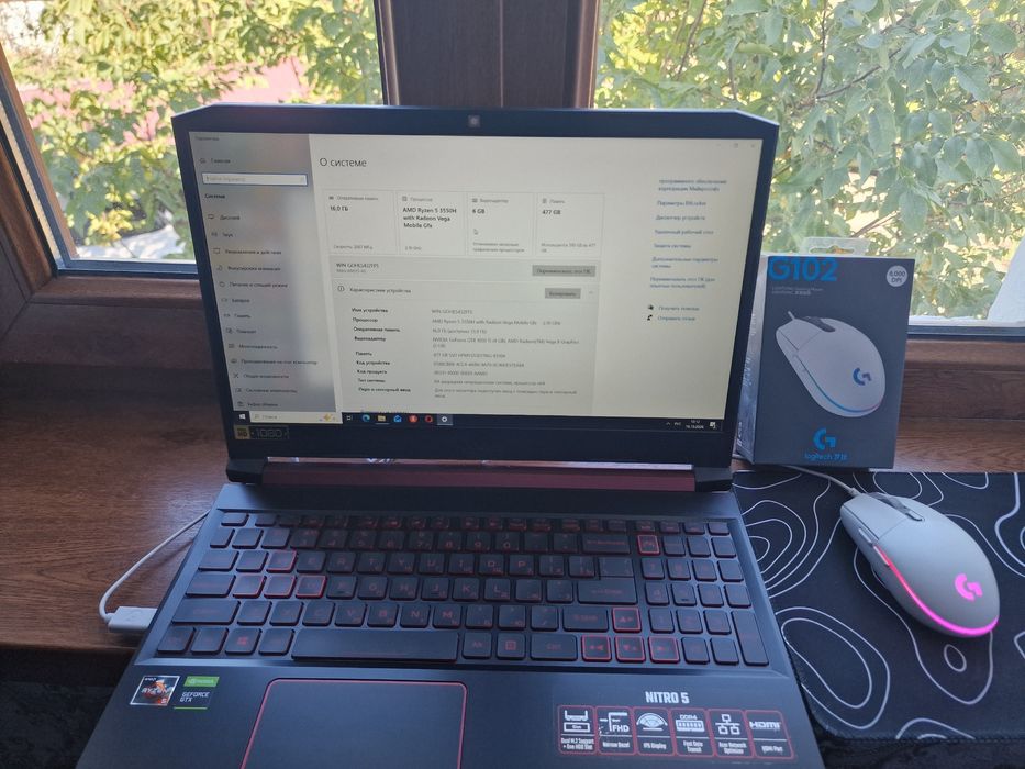 Срочно! Игровой ноутбук Acer nitro 5