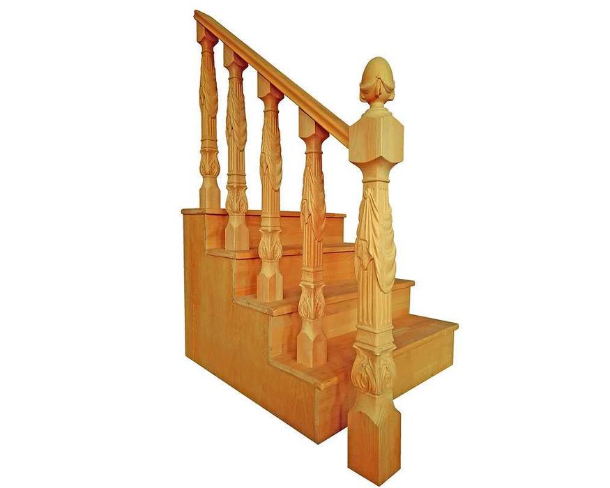 Balustrade din lemn masiv