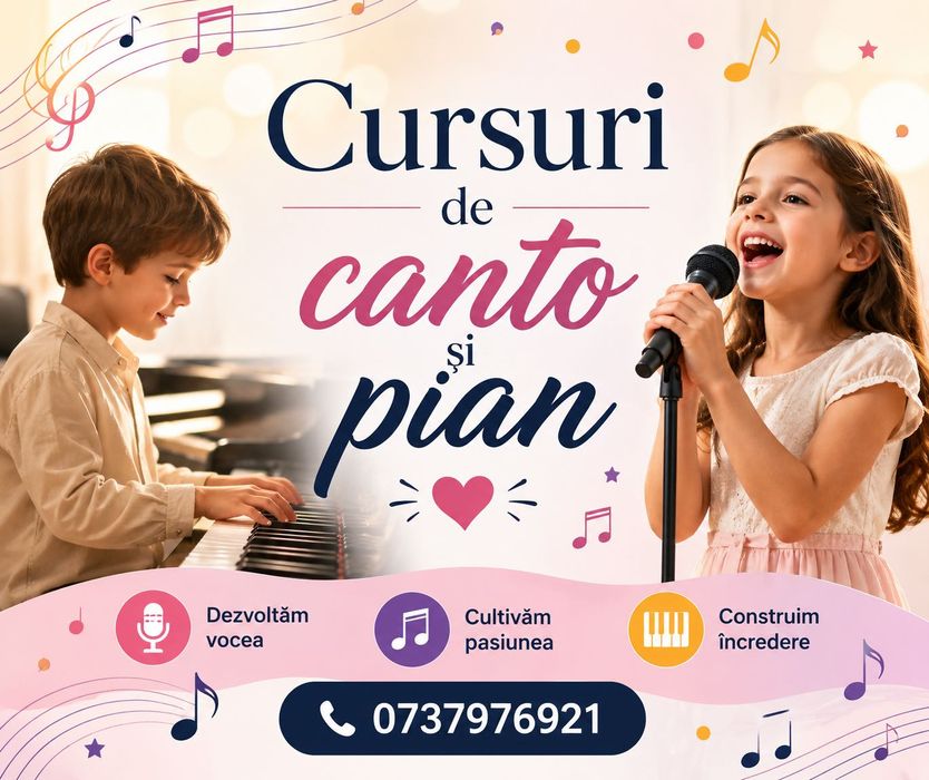 Lectii canto si pian