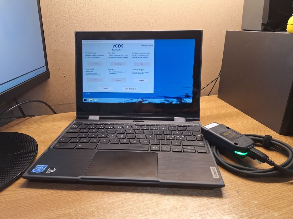 Tableta/laptop cu diagnoza VCDS