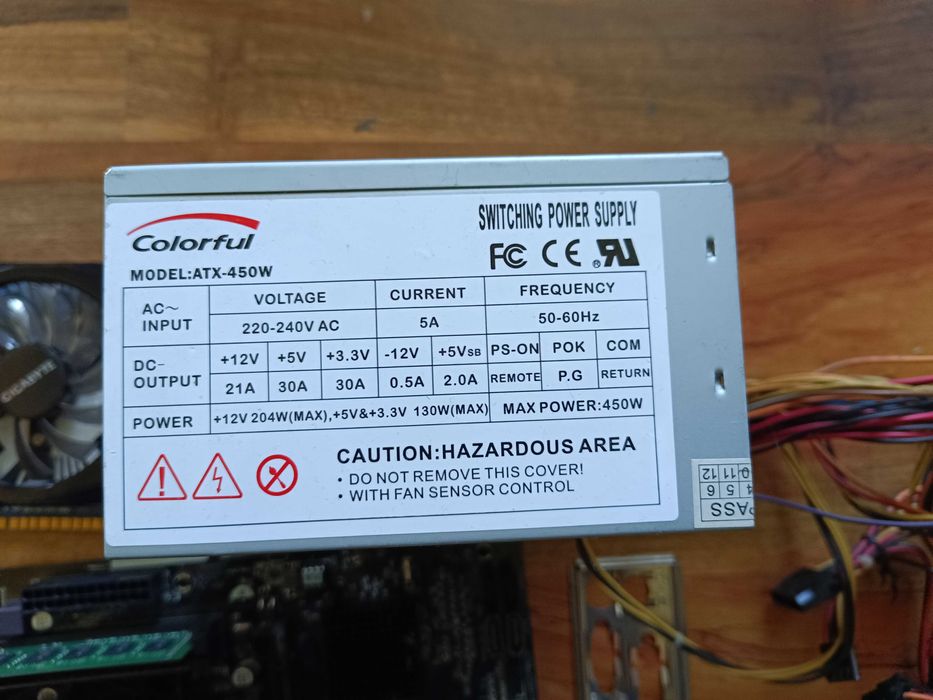 H81 Pro BTC + GT 730 2GB + CPU G3260 + 16gb ram + 256GB SSD + 450W PSU