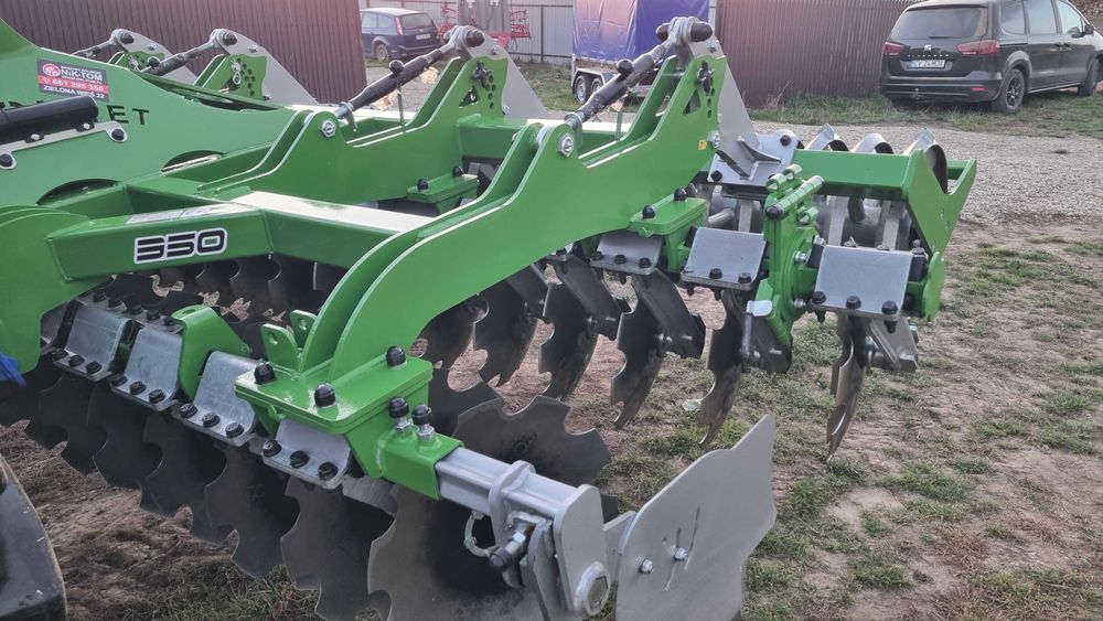 Teradisc profesional TOLMET 3.5m /grapa cu disc / 2380kg/ 2025 nou