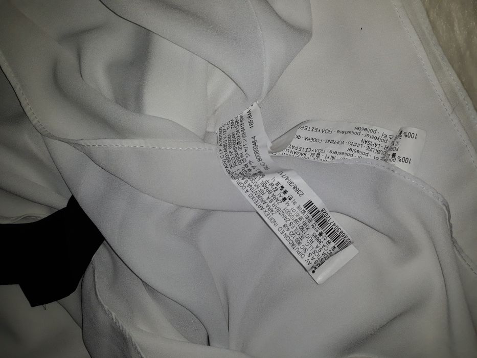 Bluza alba deosebita ZARA marimea S