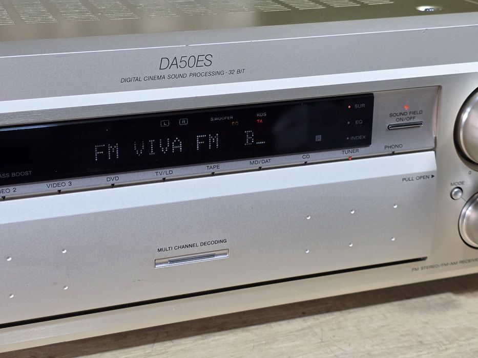 Receiver SONY str-da50 ES, amplituner 2.0 hifi, 5.1 surround, șampanie