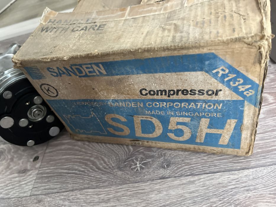 Компрессор кондиционера Sanden C508 R134a (новый)[торг есть]