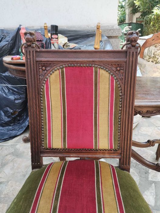 маса с 3 стола -ранен барок