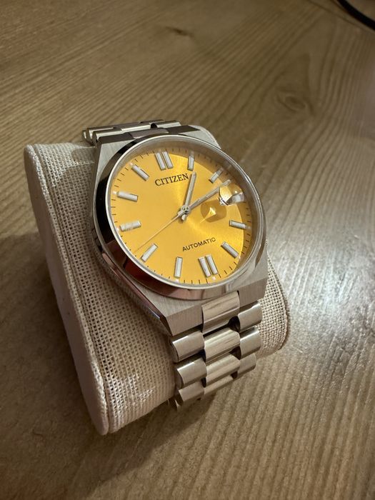 Ceas Citizen Tsuyosa yellow automatic