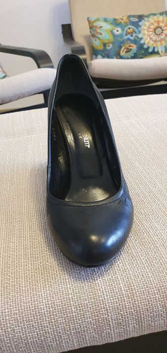 Pantofi dama  platforma negri