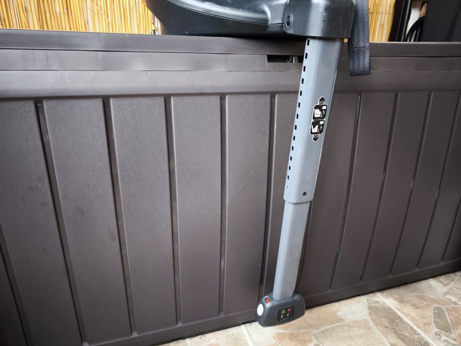 Scaun auto ISOFIX Joie Spin 360° Gray Flannel, rotativ, 0-18 kg, Gri