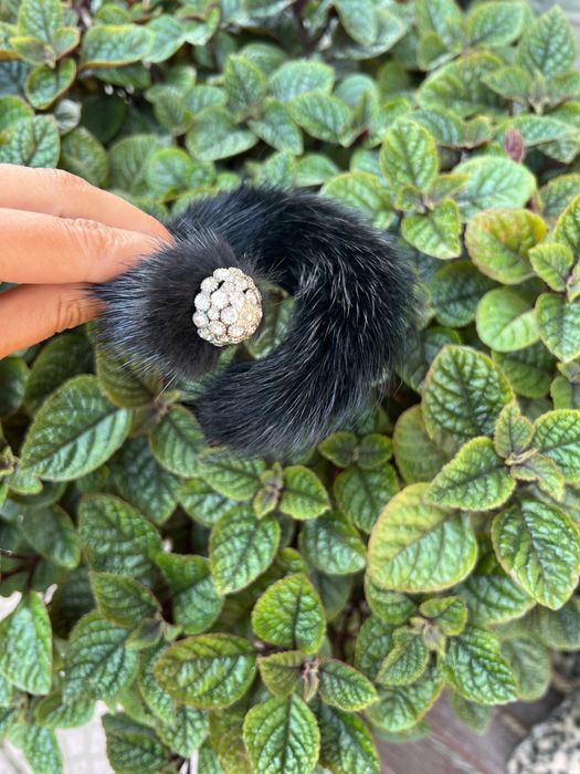 Винтидж гривна от естествена кожа