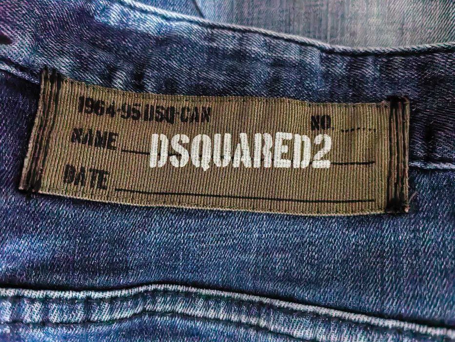 dsquared2 синие джингсы