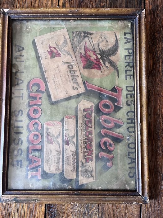 Reclama veche Toblerone in relief
