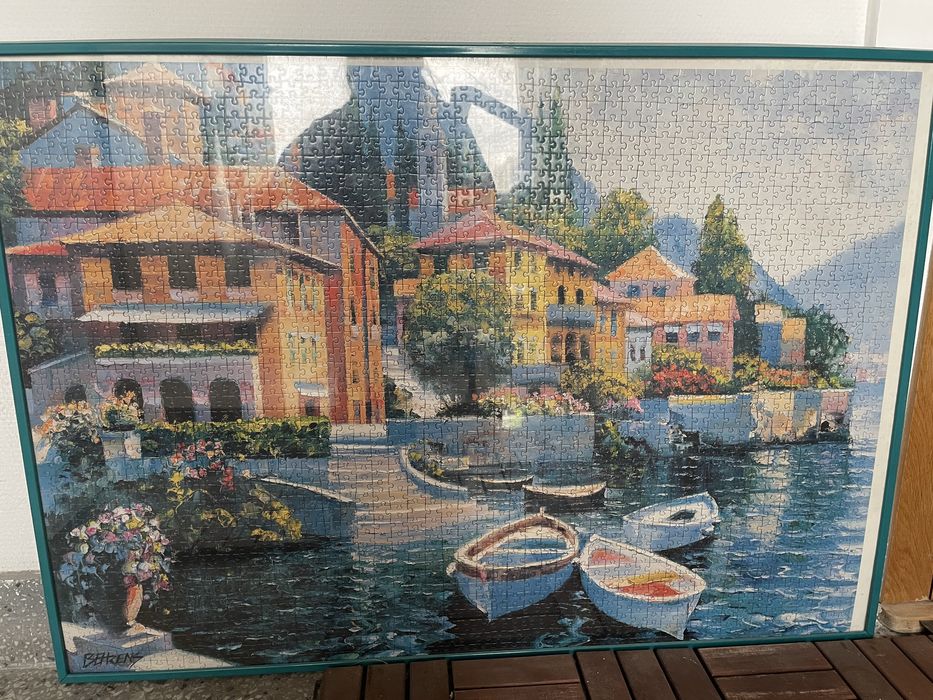 Пъзел-Educa 2000 части, езерото Комо, Италя