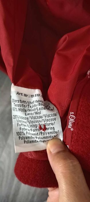 Palton lana M impecabil