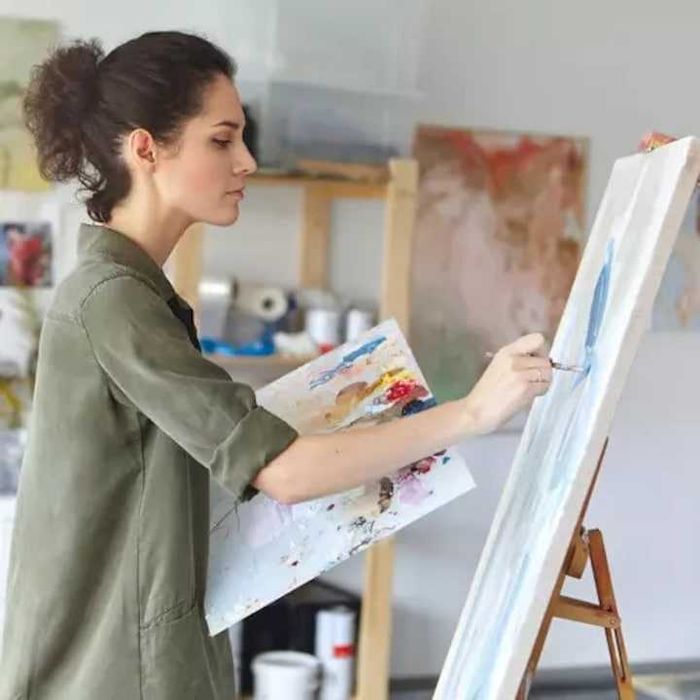 Set vopsele acrilice profesionale 12 culori x 100 ml culori vibrante