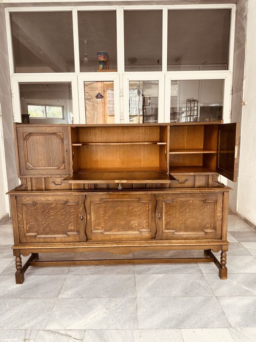 Масивен датски бюфет – необарок/неоренесанс, масивен дъб