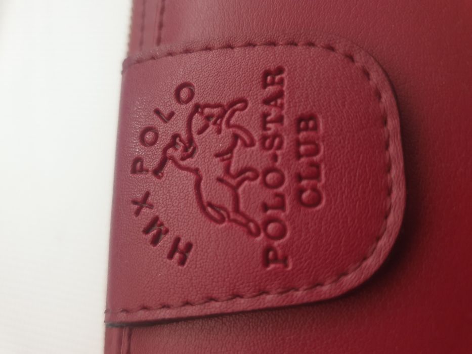 Дамско портмоне Polo-червено.