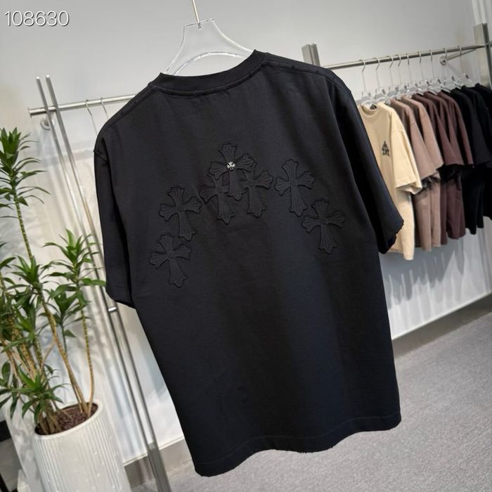 Tricou Chrome Hearts Black  T-Shirt Negru [Verificare Colet] Caliate Premium
