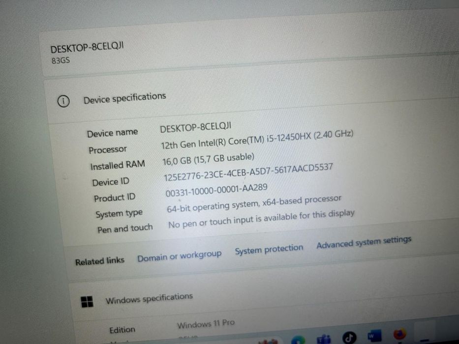 Лаптоп Lenovo loq5