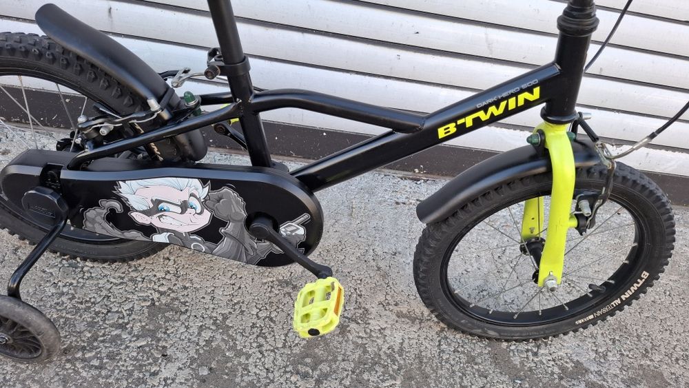 16" Bicicleta copii Btwin  Black Hero