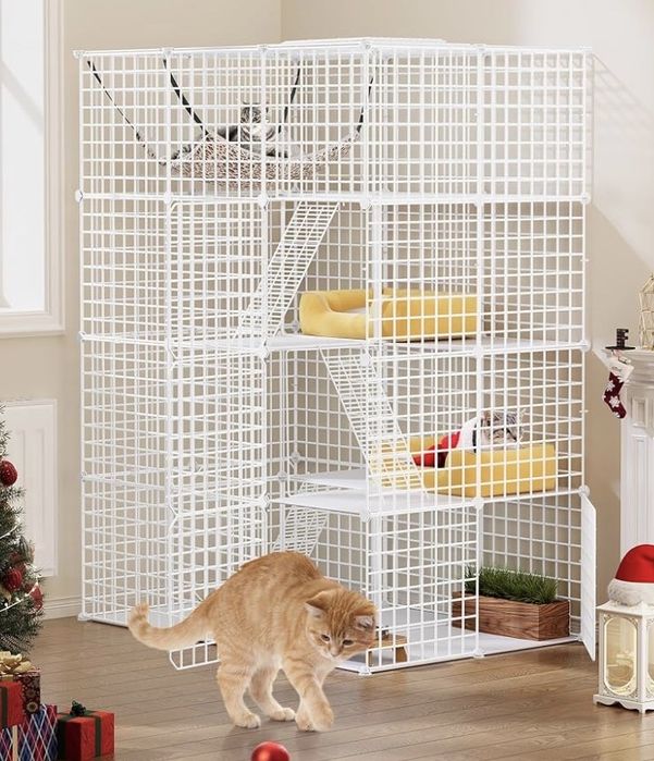 YITAHOME Cușcă pentru pisici mare cu 4 niveluri