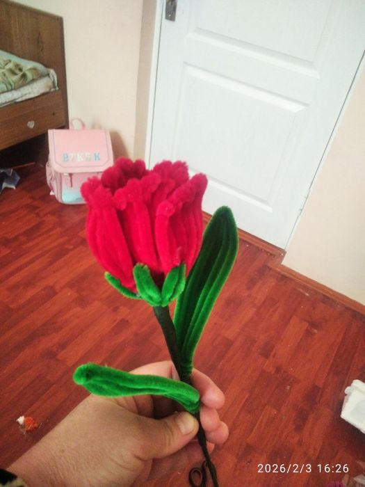 Sunʼiy gullar momiq simlardan