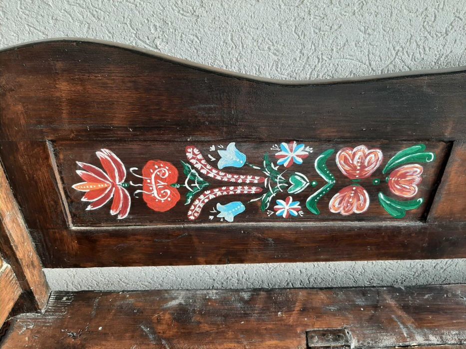 Mobilier terasa,  masa, set 6 scaune,  banca cu lada si banca simpla