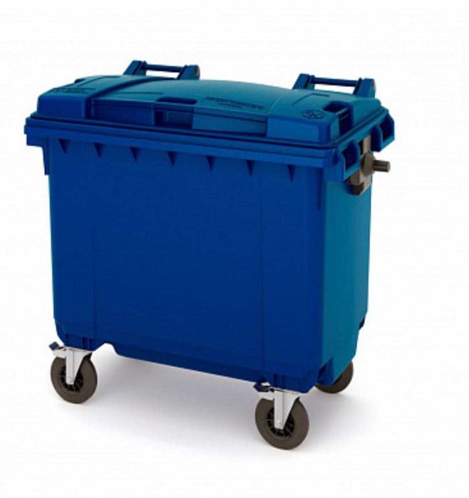 Контейнер пластиковый на колесах, объем 1100 литров