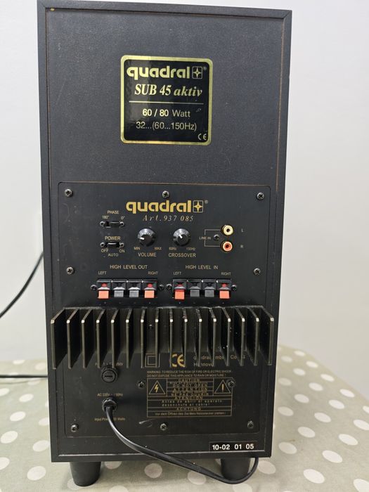 Subwoofer Quadral SUB 45 activ