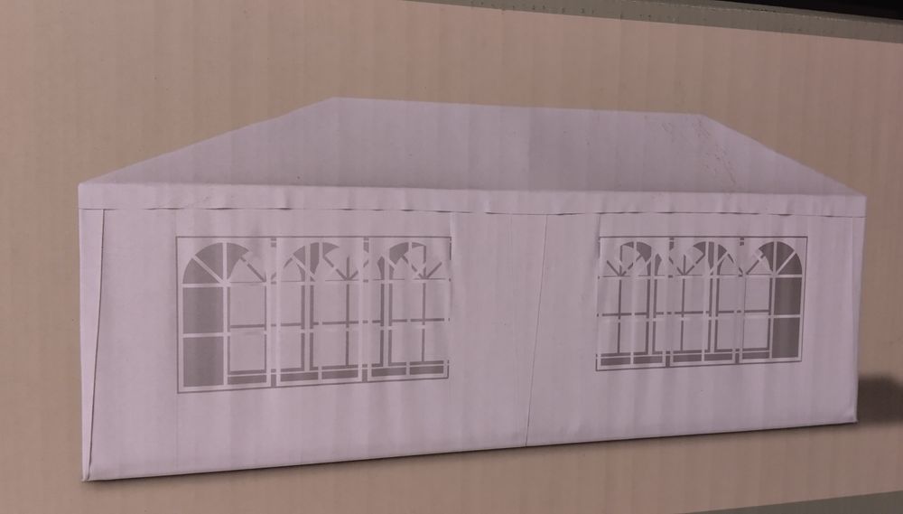 Pavilion 3x6 m, cu 6 perdele - nou, sigilat