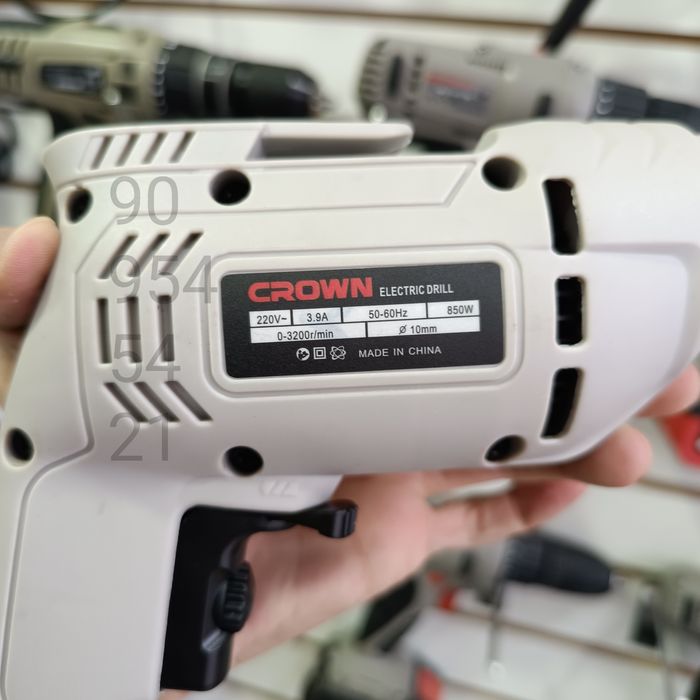 Дрель CROWN 850вт drel