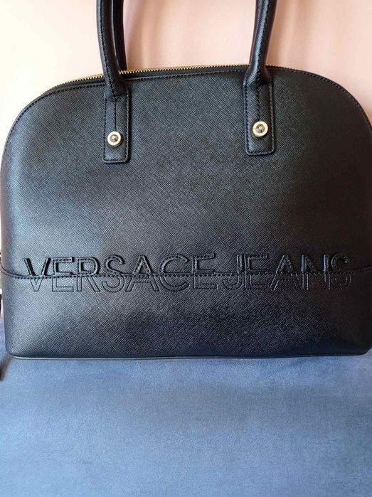 Кожена чанта VERSACE
