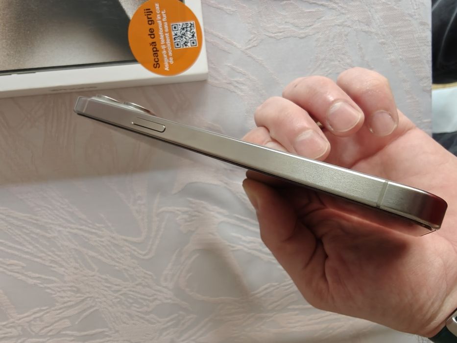 iPhone 15 pro max, titanium gray, 256gb, 97% baterie