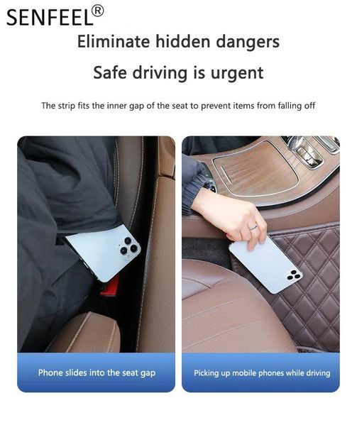 Уплътнител Пълнител за процепи на седалка за кола - 2 броя А3932