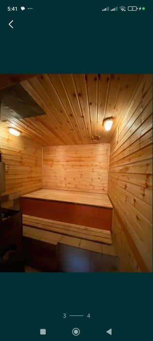 Баня на дровах чистая