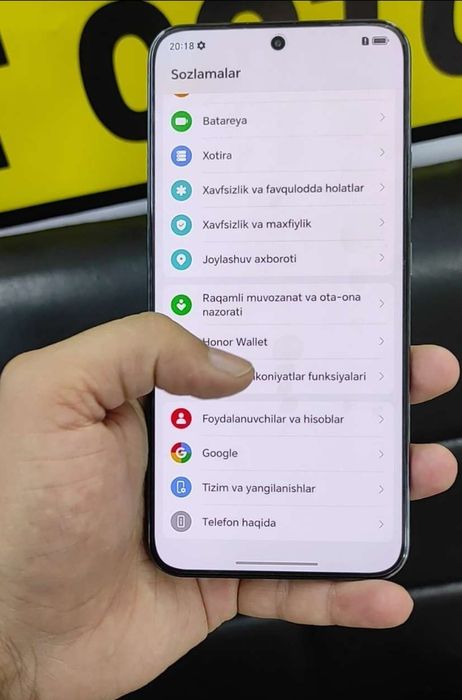 Honor X9D 8/256g idial holatda