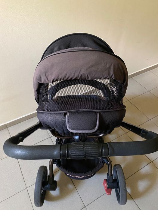 Бебешка количка Mothercare черно с леопардово