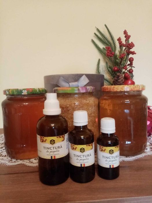 Miere,tinctura de propolis...