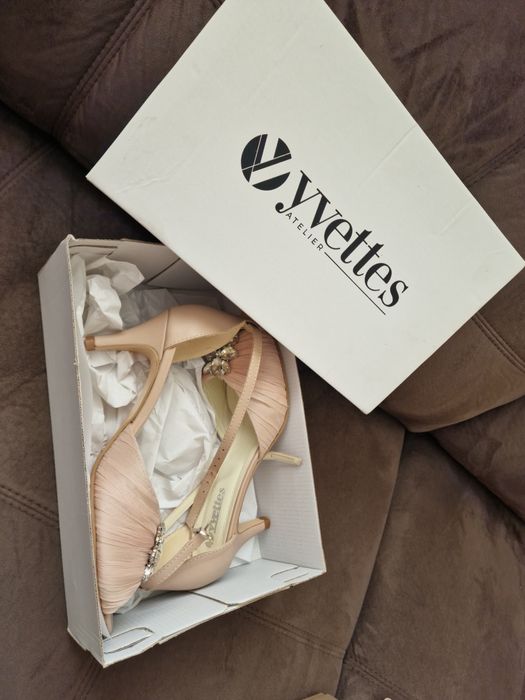 Sandale mireasa piele naturala