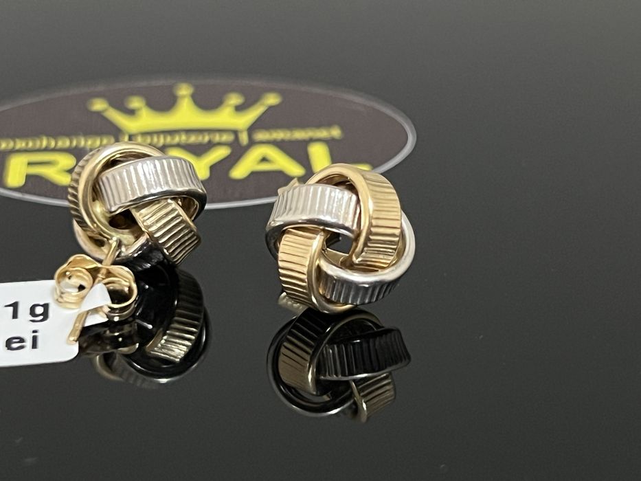 Bijuteria Royal CB : Cercei dama aur 14k 585  2,91 gr