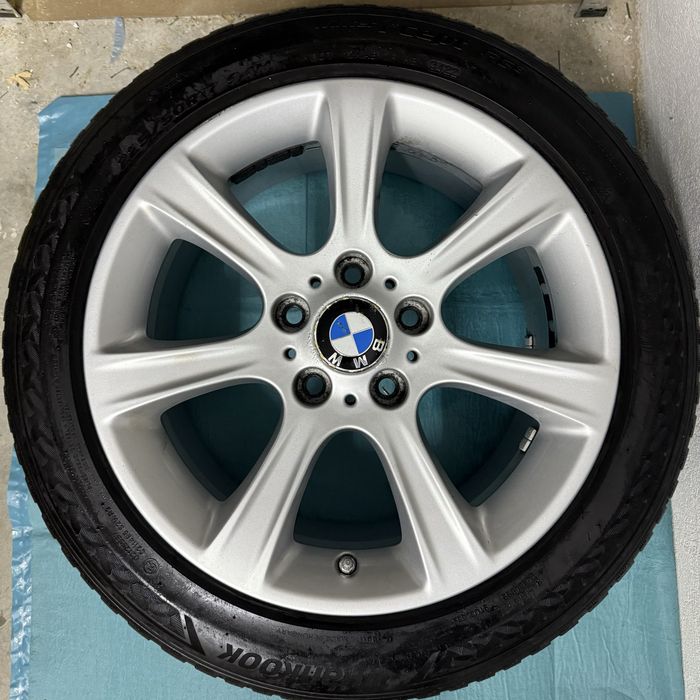 Jante bmw style 394 R17 cu anvelope Hankok RS3