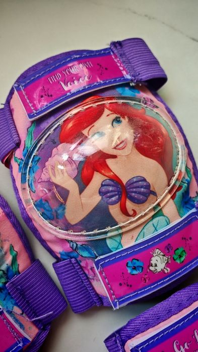 Комплект наколенки, налакътници и ръкавици за момиченце Decathlon