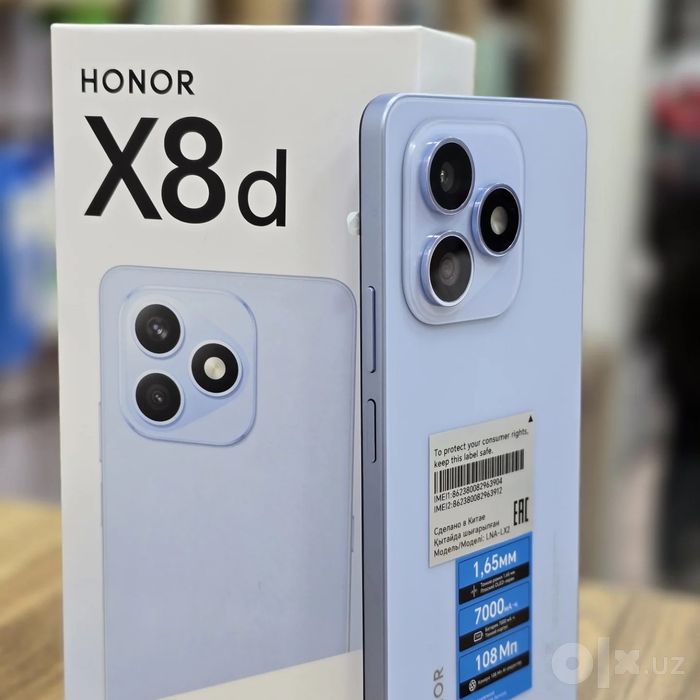 Honor X8D новый Бесплатная Доставка по городу Ташкент