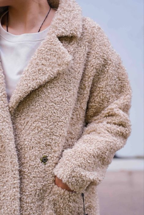 Пальто тедди в отличном состочний