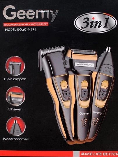 Soqol olish uchun trimmer - 3 tasi birda