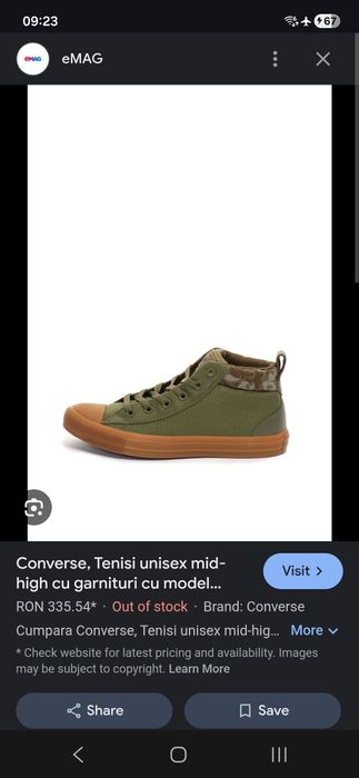 Tenisi Converse, masura 42 - 27 cm.