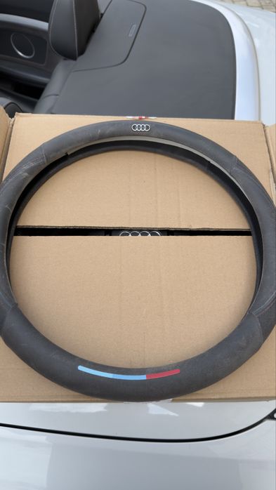 Vand volan Audi a5 cu airbag comenzi padele si husă