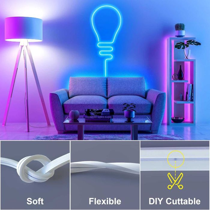 Cozylady водоустойчива RGB неонова светлина
