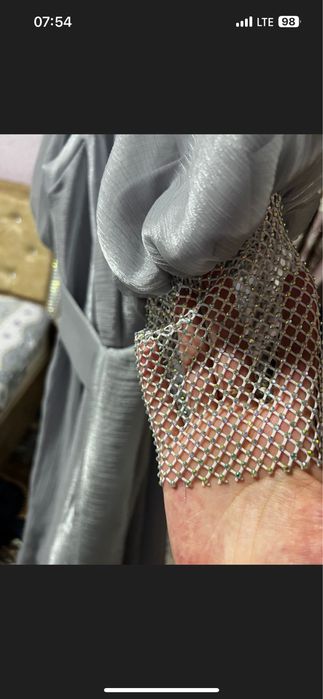 42-46 размер. Вечернее платье нежное французской длины