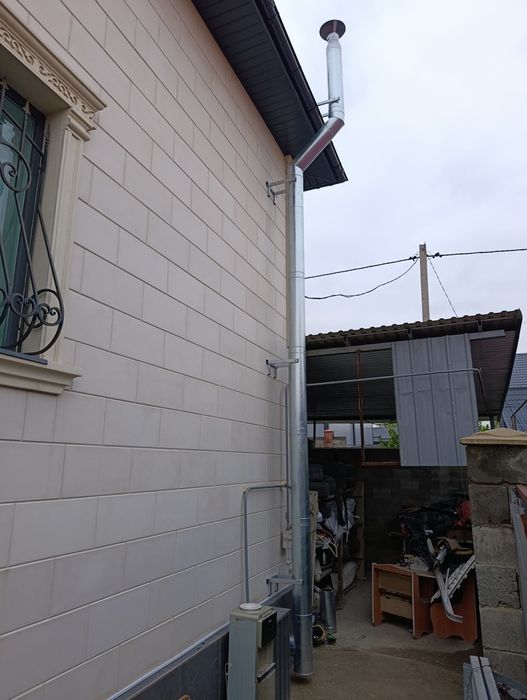 Дымоход для частного дома и бани